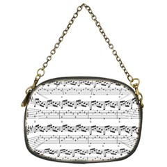 Notes Lines Music Chain Purse (one Side) by Mariart