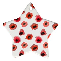 Poppies Ornament (star) by scharamo