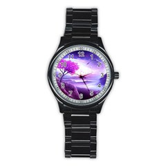 Fantasy World Stainless Steel Round Watch by Sudhe