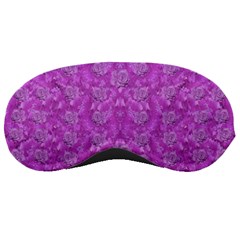 Roses And Roses A Soft  Purple Flower Bed Ornate Sleeping Mask by pepitasart