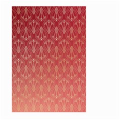 Red Gold Art Decor Large Garden Flag (two Sides) by HermanTelo