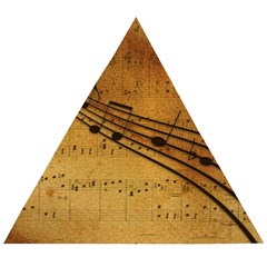 Background Music Wooden Puzzle Triangle by Mariart