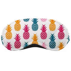 Tropic Fruit Pineapple Seamless Pattern Design Vector Illustration Sleeping Mask by Vaneshart