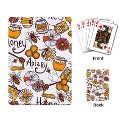 Honey Seamless Pattern Playing Cards Single Design (rectangle) by Vaneshart