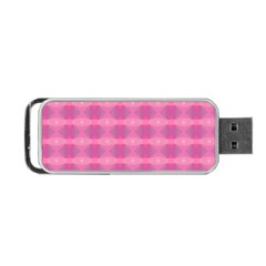Pink Portable Usb Flash (one Side) by HermanTelo