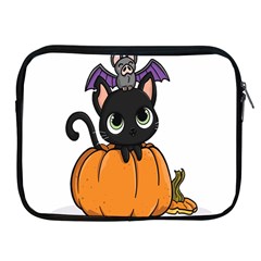 Halloween Cute Cat Apple Ipad 2/3/4 Zipper Cases by HermanTelo
