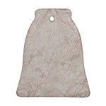Pink Marble beige texture floor background with shinny pink veins greek marble print luxuous real marble. Ornament (Bell) Front