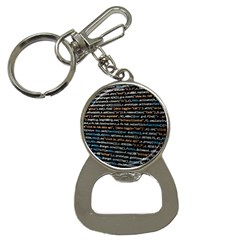 Close Up Code Coding Computer Bottle Opener Key Chain by Amaryn4rt