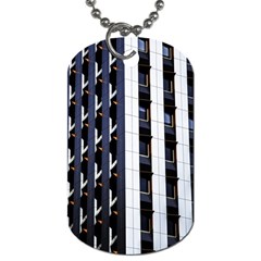 Architecture Building Pattern Dog Tag (one Side) by Amaryn4rt
