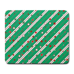 Christmas Paper Stars Pattern Texture Background Large Mousepads by Vaneshart