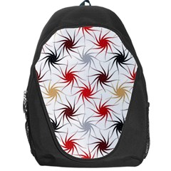 Pearl Pattern Floral Design Art Digital Seamless Backpack Bag by Vaneshart