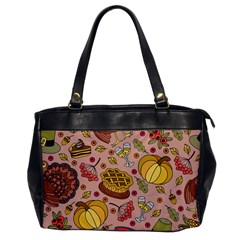 Thanksgiving Pattern Oversize Office Handbag by Sobalvarro