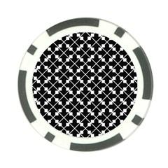 Abstract Background Arrow Poker Chip Card Guard by HermanTelo