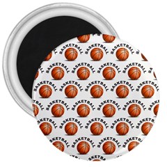 Orange Basketballs 3  Magnets by mccallacoulturesports