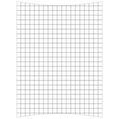 Aesthetic Black And White Grid Paper Imitation Back Support Cushion by genx