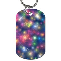 Abstract Background Graphic Space Dog Tag (two Sides) by Bajindul