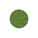 Groyper Pepe The Frog original meme funny Kekistan green pattern Golf Ball Marker Front