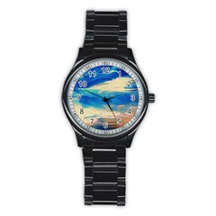 Skydiving 1 1 Stainless Steel Round Watch by bestdesignintheworld