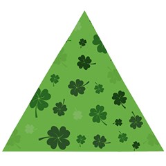 St Patricks Day Wooden Puzzle Triangle by Valentinaart
