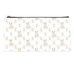 Happy Easter Motif Print Pattern Pencil Case by dflcprintsclothing