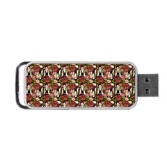 Swimmer 20s Brown Portable Usb Flash (one Side) by snowwhitegirl