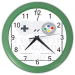 I Had to Pause My Game to Be Here Color Wall Clock Front