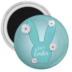 Easter Bunny Cutout Background 2402 3  Magnets by catchydesignhill