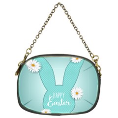 Easter Bunny Cutout Background 2402 Chain Purse (two Sides) by catchydesignhill