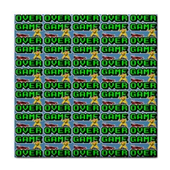 Game Over Karate And Gaming - Pixel Martial Arts Face Towel by DinzDas