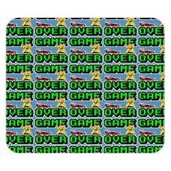 Game Over Karate And Gaming - Pixel Martial Arts Double Sided Flano Blanket (small)  by DinzDas