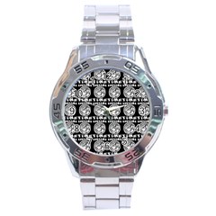 Inka Cultur Animal - Animals And Occult Religion Stainless Steel Analogue Watch by DinzDas