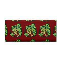 Monster Party - Hot Sexy Monster Demon With Ugly Little Monsters Hand Towel by DinzDas