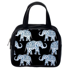 Elephant-pattern-background Classic Handbag (one Side) by Sobalvarro