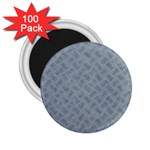 Grey Diamond Plate Metal Texture 2.25  Magnets (100 pack)  Front