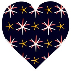 Starfish Wooden Puzzle Heart by Mariart