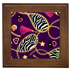 Chain Pattern  Framed Tile by designsbymallika