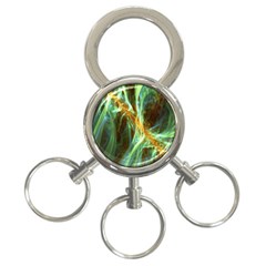 Abstract Illusion 3-ring Key Chain by Sparkle