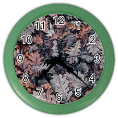 Autumn Leafs Color Wall Clock by Sparkle