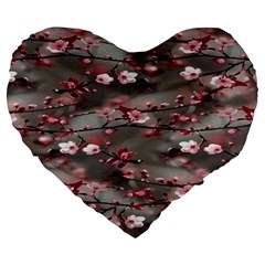 Realflowers Large 19  Premium Heart Shape Cushions by Sparkle