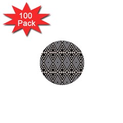 Abstract Boho Style Geometric 1  Mini Buttons (100 Pack)  by tmsartbazaar