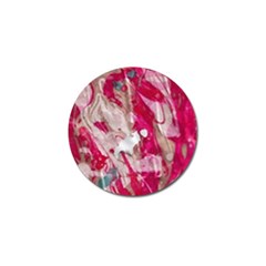 Magenta On Pink Golf Ball Marker (10 Pack) by kaleidomarblingart