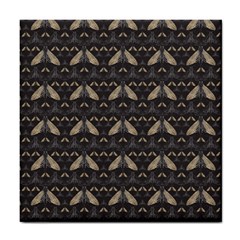 Moth Pattern Tile Coaster by GretaBerlin