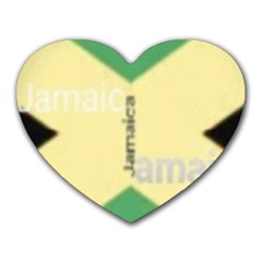 Jamaica, Jamaica  Heart Mousepads by Janetaudreywilson