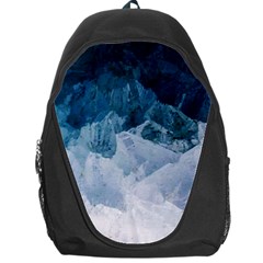 Blue Ocean Waves Backpack Bag by goljakoff