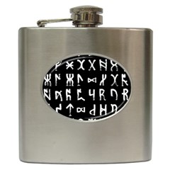 Macromannic Runes Collected Inverted Hip Flask (6 Oz) by WetdryvacsLair