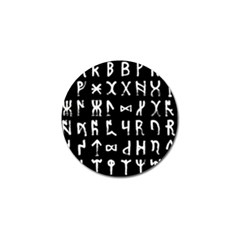 Macromannic Runes Collected Inverted Golf Ball Marker by WetdryvacsLair
