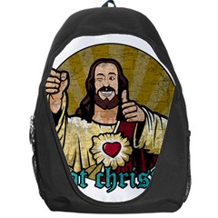 Buddy Christ Backpack Bag by Valentinaart