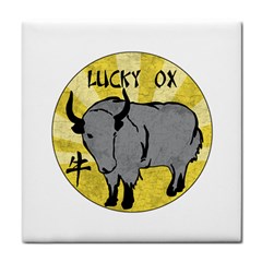 Chinese New Year ¨c Year Of The Ox Face Towel by Valentinaart