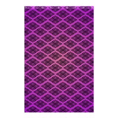 Pattern Texture Geometric Patterns Purple Shower Curtain 48  X 72  (small)  by Dutashop
