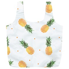 Pineapple Pattern Full Print Recycle Bag (xxxl) by goljakoff